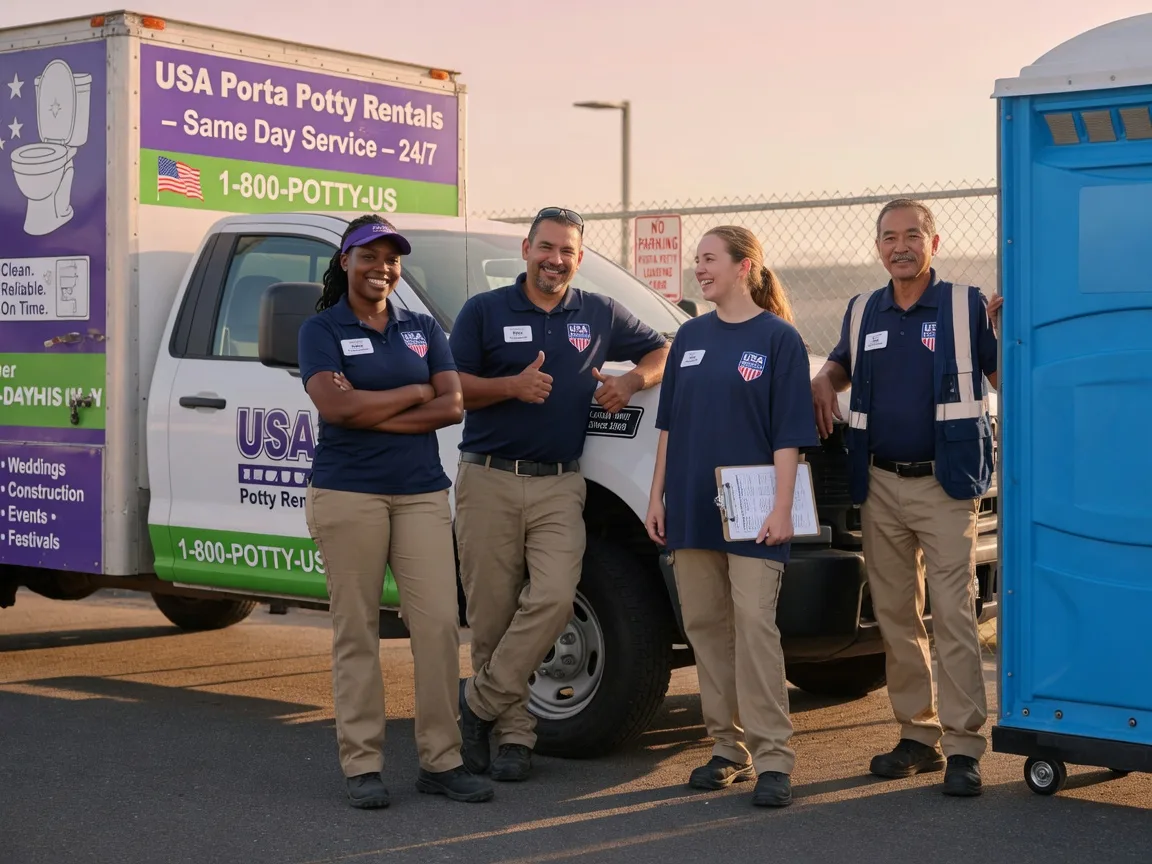 Porta Potty Rental company in Harmon, IL